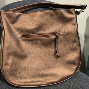 Copper Metallic Hobo Shoulder Bag - Wrangler